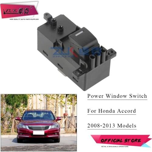 ZUK Rear Power Master Window Control Switch OEM:35770-TA0-A11 For HONDA ACCORD 2008-2013 CP1 CP2 CP3 High Quality Left Right