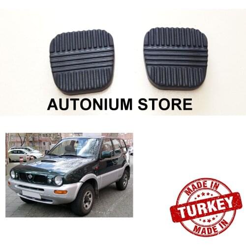 1 Pair Brake and Clutch Pedal Pad Cover Best Quality Rubber for Nissan Terrano