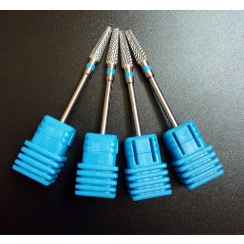 1pcs/set 3/32'' Nail Drill - Carbide - (Medium ) Nail Bit (Silver) new nail art salon nail file drill bit 602801