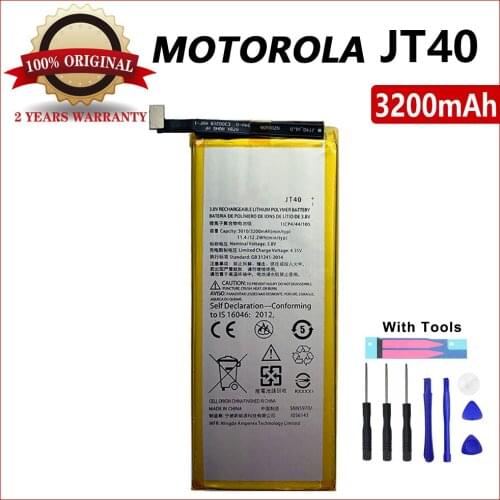 100% Genuine New 3200mAh JT40 For Motorola Moto G6 Plus XT1926-6 XT1926-7 Batteries Hihg quality Batteria with tracking number