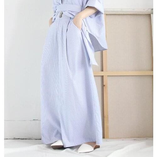 2020 original design wide leg pants womens casual pants 23044