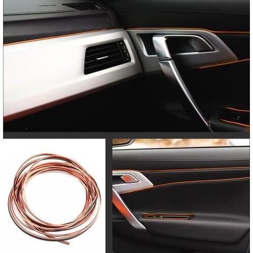 5M Car Styling Interior Decoration Strips Dashboard Door Edge car Universal for Opel Astra VAUXHALL MOKKA Zafira Insignia Vectra