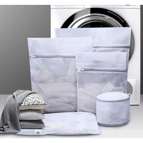 5pcs/set Washing Machine Laundry Wash Bags with Bra Bag Mesh Drying Bag Clothes Underwear Lingerie Protection Bag High Quality