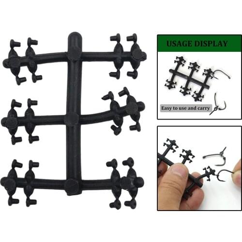 Carp Fishing Accessories Hook Stops Beads Black Carp Fishing Jig Hair Rig UP Stopper Shank Hooks Beads