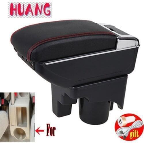 Car Armrest Box for VW Volkswagen Golf 6 Sagitar Golf 5 Mk5 Mk6 Interior Special Retrofit Parts Center Storage Box USB Accessory