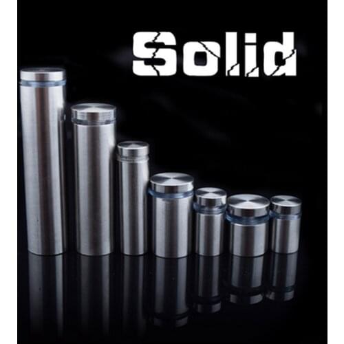 DHL Free Shipping Stainless Steel Glass Fastener Hardware Standoff Insulators 18*30mm 50Pcs/lot High Quality