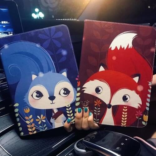 Case Cover For Apple Ipad 5 Air Air 2 ipad 6 ipad 2017 pro 9.7 For New iPad 2017 9.7 A1822 A1823 Anime cartoon pattern+pen