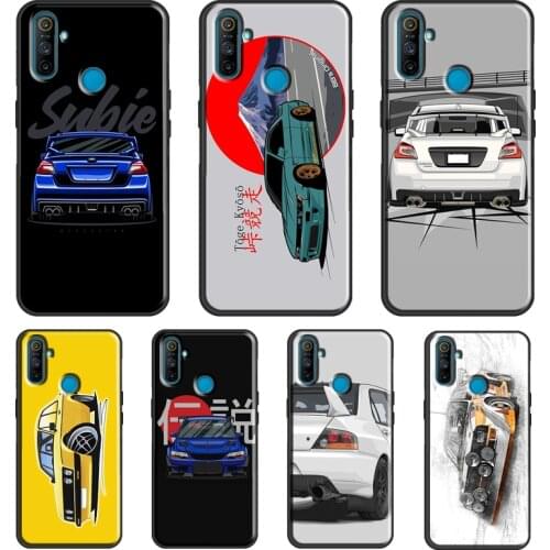 Rally Car Illustration For OPPO Realme Q3 6 7 8 Pro GT Neo C21 C11 C3 Funda For OnePlus 8 Pro 9 Pro 8T 9R Case