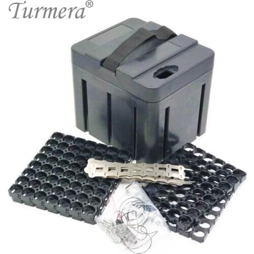 Turmera 13S8P 48V E-bike Lithium Battery Case For 18650 Battery Pack Include Holder and Strip Nickel Offer Place 104 pieces Cell