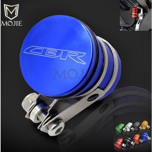CNC Aluminum Motorcycle Rear Brake Fluid Reservoir Clutch Tank Oil Cup For Honda CBR 929RR CBR 600RR CBR 954RR RC51 CBR1000RR