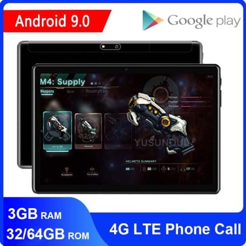 Double Kill !! High Version Android 9.0 OS 10 inch tablet 4G LTE 32/64GB ROM 8 Cores 1920x1200 WiFi Bluetooth GPS Tablette 10.1"