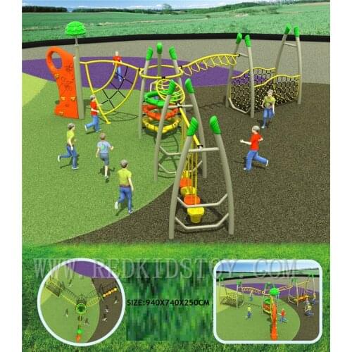 Exported to America TUV Certificated Kindergarten Playground Structure 20 Years' Manufacturer HZ-G005