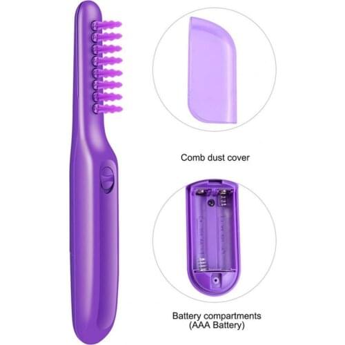 Electric Detangling Brush Gentle High-density Beauty Accessory Scalp Massage Comb Loosen Knot Wet Dry Hair Brush For Adults Kids