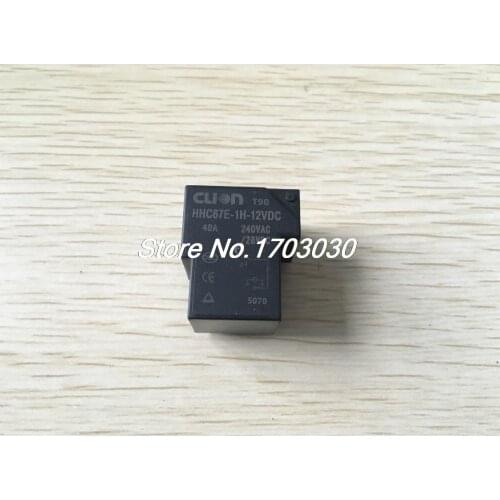 DC 12V Coil 40A 240VAC/28VDC 4 Pin Relay HHC67E(T90)-1H