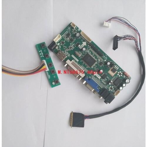 Driver board controller kit DIY for LP156WF4-SLBA 15.6" 1920X1080 monitor screen HDMI VGA DVI LED M.NT68676 audio LCD kit