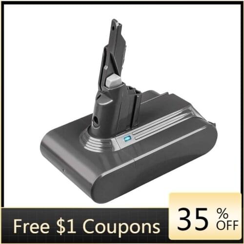 Ockered 21.6V 3000mAh Rechargeable Battery 3.0Ah Vacuum Cleaner Replacement Lithium Li-ion Battery for Dyson V7 Absolute V7