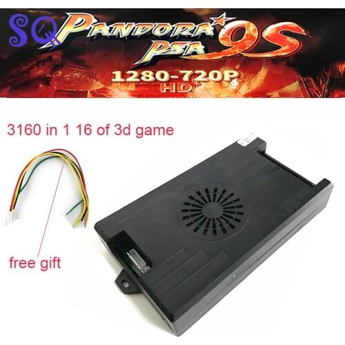 New Pandora 9s 3D Box 3160 in 1 Arcade Multigame Motherboard Pandora PSA PCB Game Board 3 4 Players VGA HDMI for Retro Console