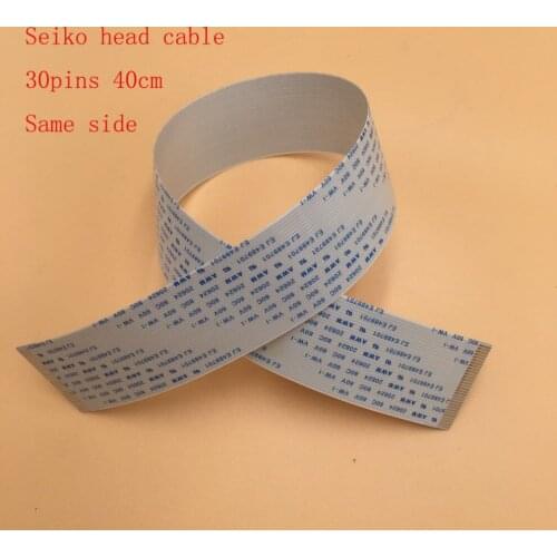 Phaeton crystaljet iconteck infiniti gongzheng solvent inkjet printer head flat data cable for spt 510 1020 255 printhead 30pin