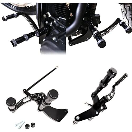 Polishing Billet Aluminum Forward Control Foot Kits Fit For Harley 2018-2020 FXBB Street Bob Softail Models