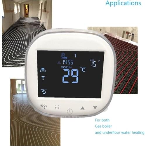 Low Price Easy Usage Digital Thermostat Rome Heating Temperature Controller Electric Water Boiler Floor Heating Parts