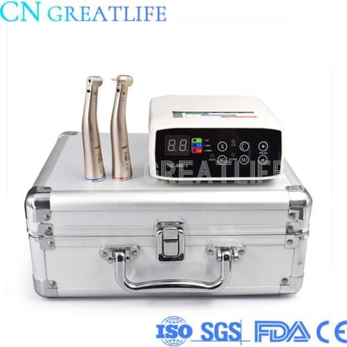 Dental Equipment Led No Brushless Dental Led 1:5 Contra Angle Low Speed Handpiece Internal Electric Dental Motor
