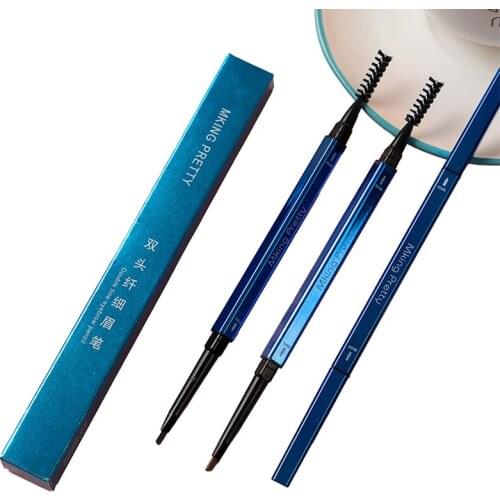 Superfine Eyebrow Pencil Natural Long-lasting Waterproof And Sweat-proof Automatic Triangle Eye Brow Pen Eye Makeup Cosmetics