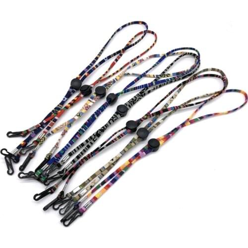 5Pcs National Style Hat Wind-proof Rope Lanyard Mask Lanyard Mask Adjustment Rope Hanging Neck Rope Mask Anti-lost Hat Rope