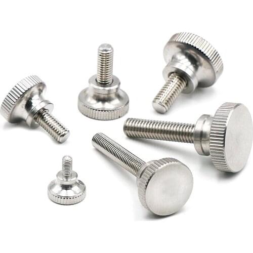 5/10/20Pcs M3 M4 Knurling Truss Knurled Thumb Screw Hand Tighten Computer Screws
