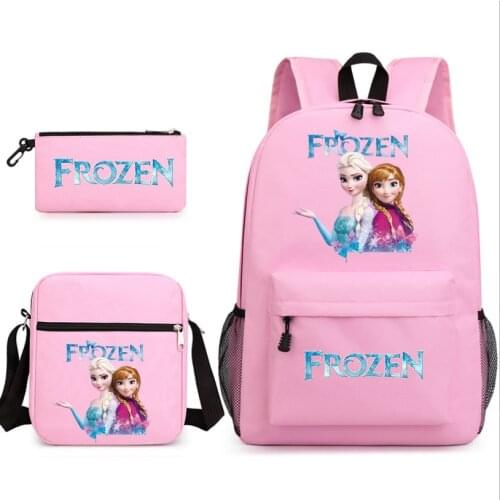 Disney Frozen Laptop Backpack Bags Unisex Travel Fashion Backpack Students Teenager Boys Girls School Bags Oxford Waterproof Bag