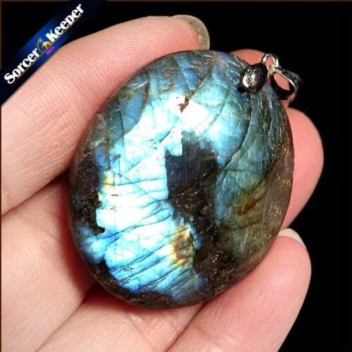 Women & Men Fashion Jewelry Pendants Necklaces With Chain Wholesale Labradorite Moonstone Quartz Stone Colares Femininos AA995