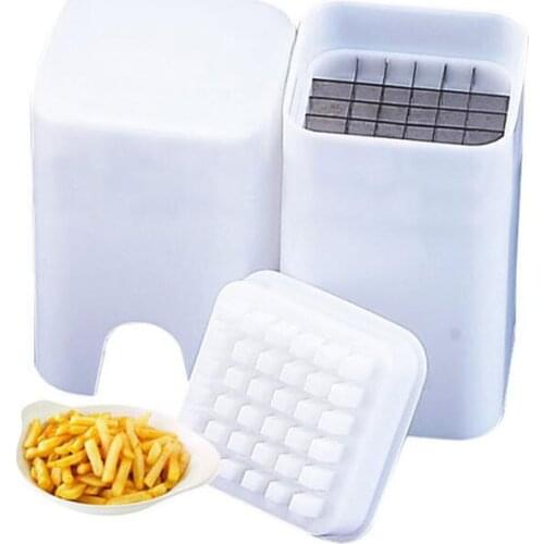 1PC Stainless Steel French Fry Cutter Kitchen Potato Chip Cutter Slicer Fries French Fry Potato Cutter Kitchen Tools OK 0305
