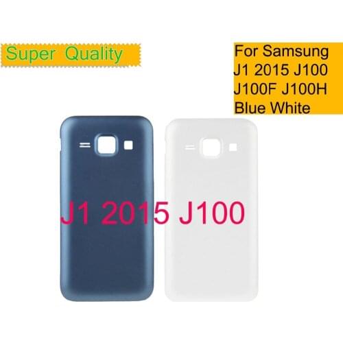 10Pcs/lot For Samsung Galaxy J1 DUOS 2015 J100 J100F J100H J100M Housing Battery Cover Back Cover Case Rear Door Chassis Housing