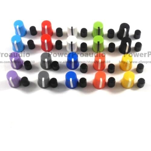 20PCS /LOT Colorful Rotary Knob NI For Traktor Kontrol Z1 Z2 S2 S4 S5 S8 DJ Controller Mixer