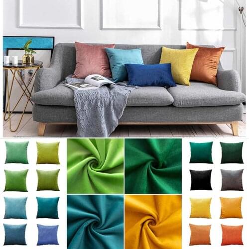 26colors Cushion Cover 30x50 Rectangle Case Decoration Decor Sofa Room Pillowcase Pillow For Velvet Home Living