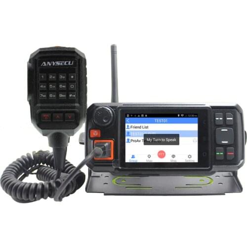 4G Android Network Transceiver GPS Walkie Talkie SOS Radio 4G-W2 plus POC mobile Radio Anysecu N60 plus Android Car Movile Radio