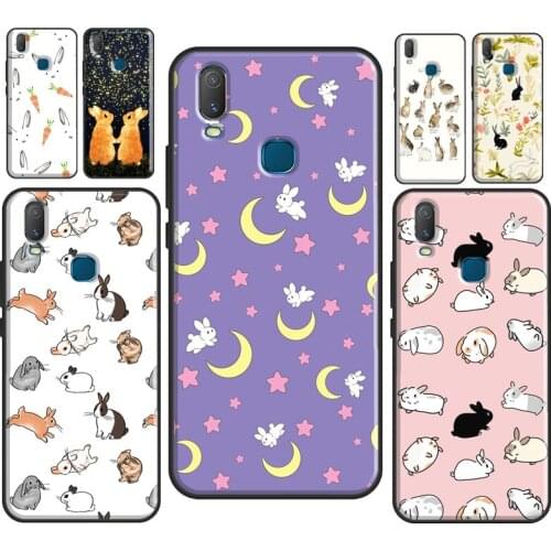 Rabbits Bunnies Case For Vivo Y11 2019 V17 Neo V20 SE Y1S Y12 Y17 Y19 Y20 V11 i Y30 Y50 Y70 Y91C Coque