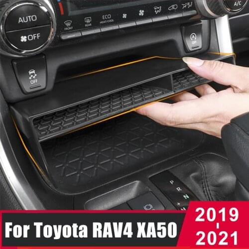 For Toyota RAV4 RAV 4 2019 2020 2021 XA50 Car Multi-function Storage Box Organizer Storage Center Console Holder Accessories