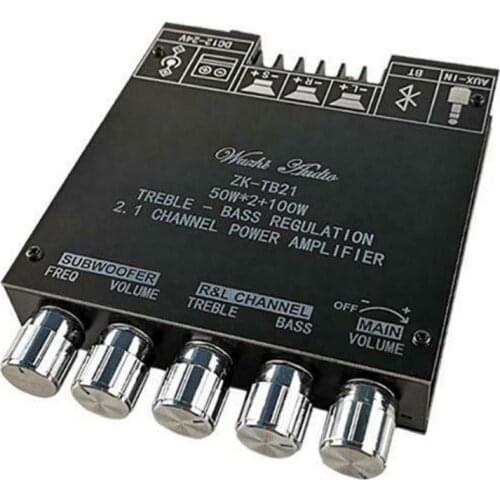 ZK-TB21 TPA3116D2 Bluetooth 5.0 Subwoofer Amplifier Module AMP 2.1 Board Channel F8U6
