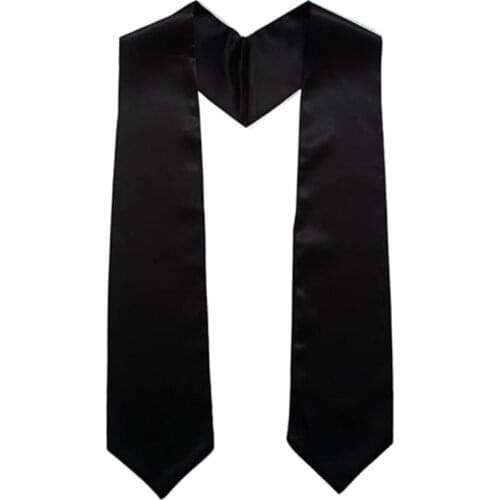 H9ED Graduation Stole for Academic Commencement Unisex Adult Plain Choir Stole Red White Blue Adult Honor Shawl