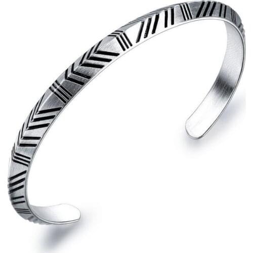 The Hot 2021 Vintage Lingle Stainless Steel Bracelets For Men And Women