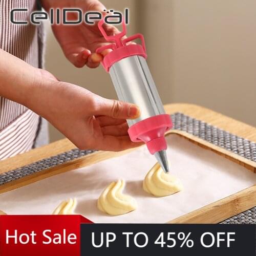 Stainless Steel Nozzles Tip Cupcake Decor DIY Pastry Baking Tools Kits Spatulas Scraper Syringe Accessories Puff Cream Baking