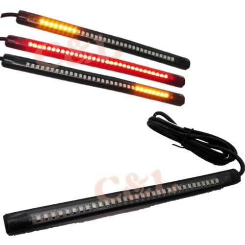 New Motorcycle LED Integrated Fender Tail Brake Light Turn Signal Light For All Harley Custom