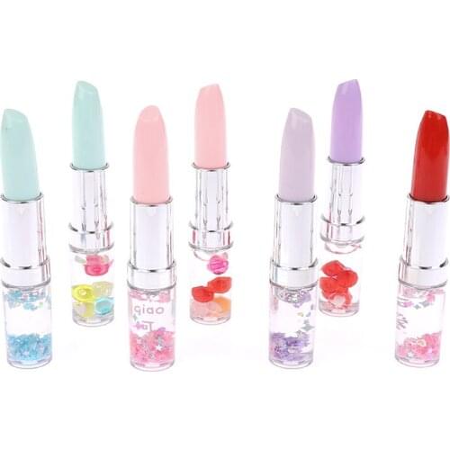 Polychromatic School Office Supplies Lipstick, Creative Lipstick, Quicksand Powder, Neutral Pen, Student Learning Tool