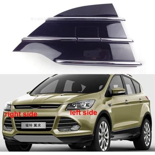 For Ford Kuga 2013 2014 2015 2016 Fog Light Cover Fog Lamp Shell Front Bumper Grille Driving Lamp Cover
