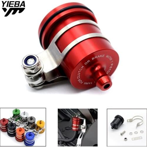 CNC Motorcycle Brake Fluid Reservoir Clutch Tank Oil Fluid Cup for Honda VFR 750 800 VTR1000F CBF1000 VF750S SABRE CBR900 1000RR