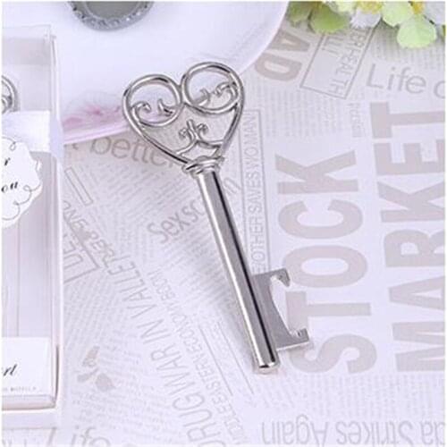 1pc Opener Key Personalized Creative Beer Bottle Opener Keychain Wedding Party Gift Beer Silver Opener Prince And Princess