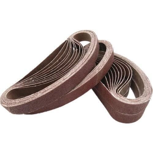 10pcs 80-1000 Grits Grinding Polishing Replacement Sanding Belt Grit Paper For Angle Grinder Machine 40x680mm