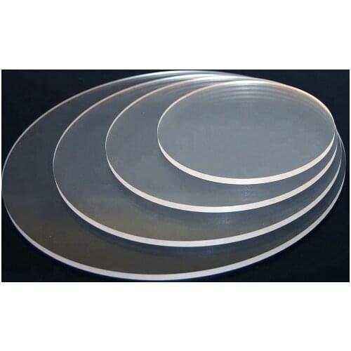 20pcs)customized clear acrylic round circle disc for wedding cake decoration senyu1638