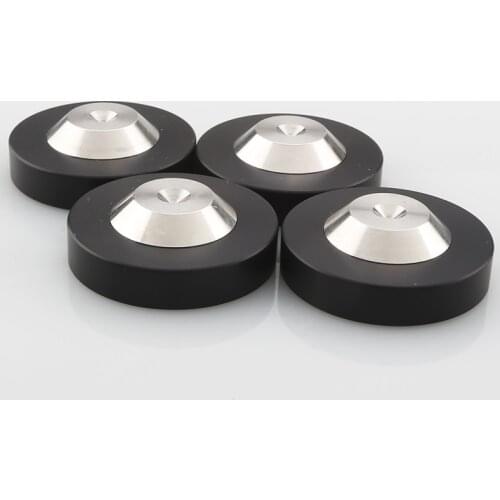 4PCS 39x11mm Stainless Graphite Speaker AMP Isolation Spike Feet Mat Floor Base Pad For Turntable CD DAC Radio Cabinet