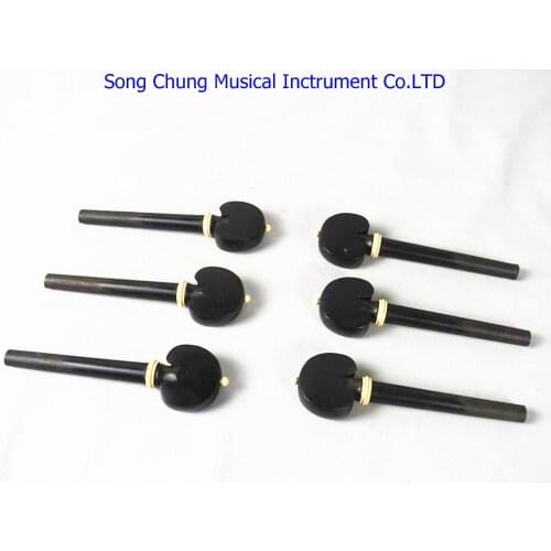 4pcs nice ebony cello pegs cello parts
